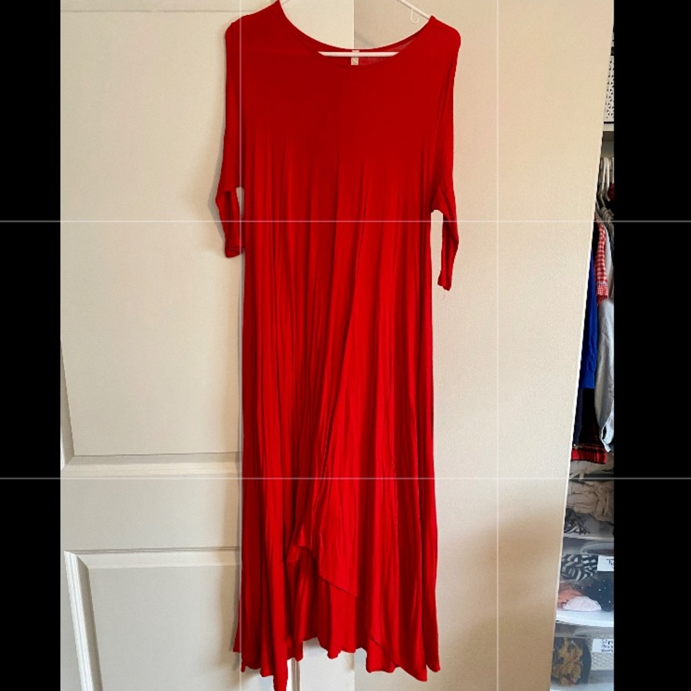 Red Boutique Midi Dress
